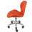 Charles Jacobs (Orange) Charles Jacobs Cushioned Swivel Office Chair 5