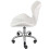 Charles Jacobs (White) Charles Jacobs Cushioned Swivel Office Chair 5