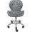 Charles Jacobs (Fabric Grey) Charles Jacobs Cushioned Swivel Office Chair 4