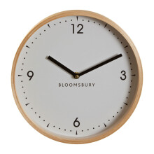 Compact And Lightweight Small White Wall Clock, Sleek Clock In Kitchen, Modern Design Wall Clock For Indoor