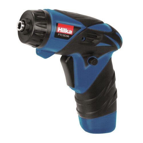 Hilka HILKA 3.6V Li-ion Rechargeable Battery Cordless Screwdriver Drill + 11 Bits Set