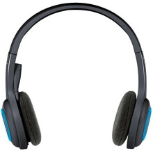Logitech H600 Fold and Go Wireless Headset Receiver USB Cable with Wall Adapter Charger HeroFiber Ultra Gentle Cleaning Cloth