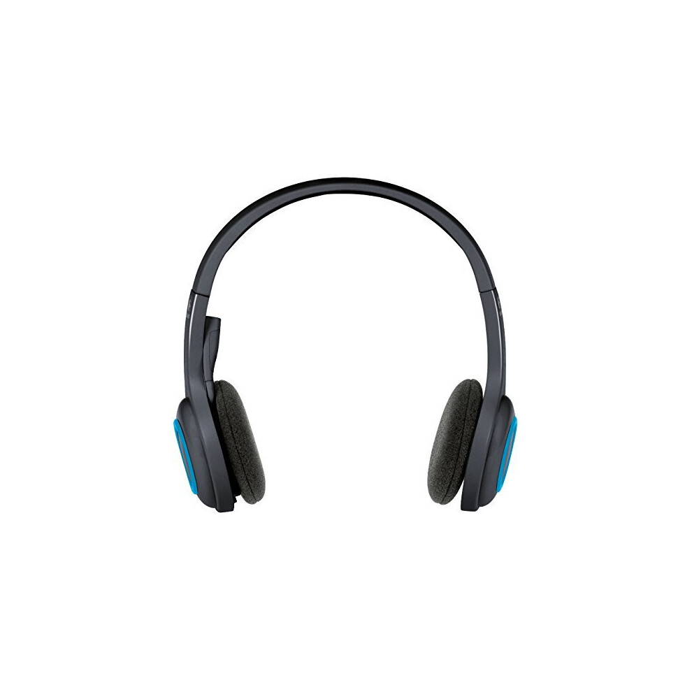 Logitech H600 Fold and Go Wireless Headset Receiver USB Cable with Wall Adapter Charger HeroFiber Ultra Gentle Cleaning Cloth-image-OPC-PWW2N8-NEW