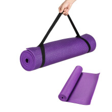 Kabalo - 173cm long x 61cm wide - EXTRA THICK 6mm - Non-Slip Yoga Mat with carry strap, also for Exercise / Pilates / Gym / Camping, etc