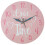 Premier Housewares Once Upon A Time Kids Wall Clock, Pink 1