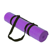 Kabalo - 183cm long x 61cm wide - Non-Slip Yoga Mat with carry strap, also for Exercise / Gym / Camping, etc (Purple)