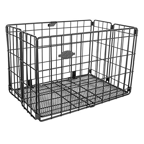 Panier de vlo pliant arrire Sunlite Mesh Bottom noir