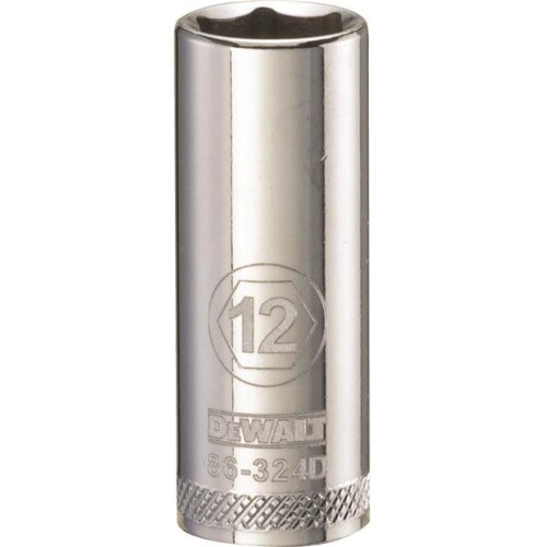 STANLEY Stanley Tools 227547 12mm Deep Socket - 0.37 in. Drive