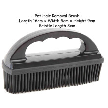 Pet Hair Removal Brush Rubber, Dogs Cats Fur Car Upholstery Carpet Seats Fabric