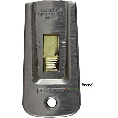 PERSONNA Window Paint Scraper Metal Retractable Razor Blade + 5 Blades American Line 1