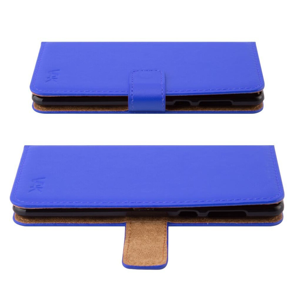 blue--for-nokia-8-premium-leather-wallet-flip-case-cover