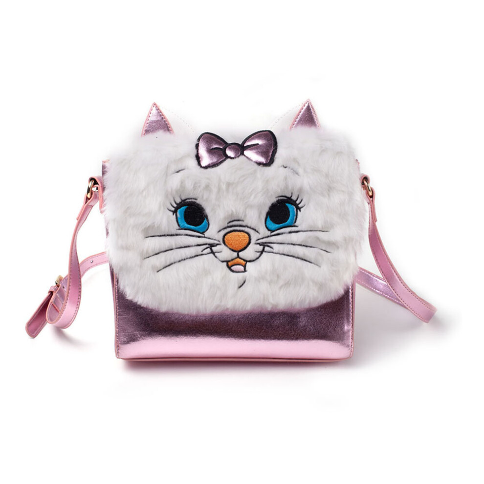 DISNEY The Aristocats Marie Shaped Shoulder Bag with Shoulder Strap, Female, Pink/White (LB201808MRR)