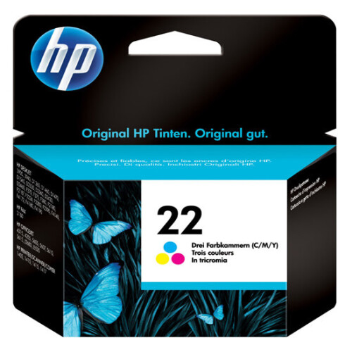 HP HP No.22 Original C9352AE Tri-Colour Ink Cartridge
