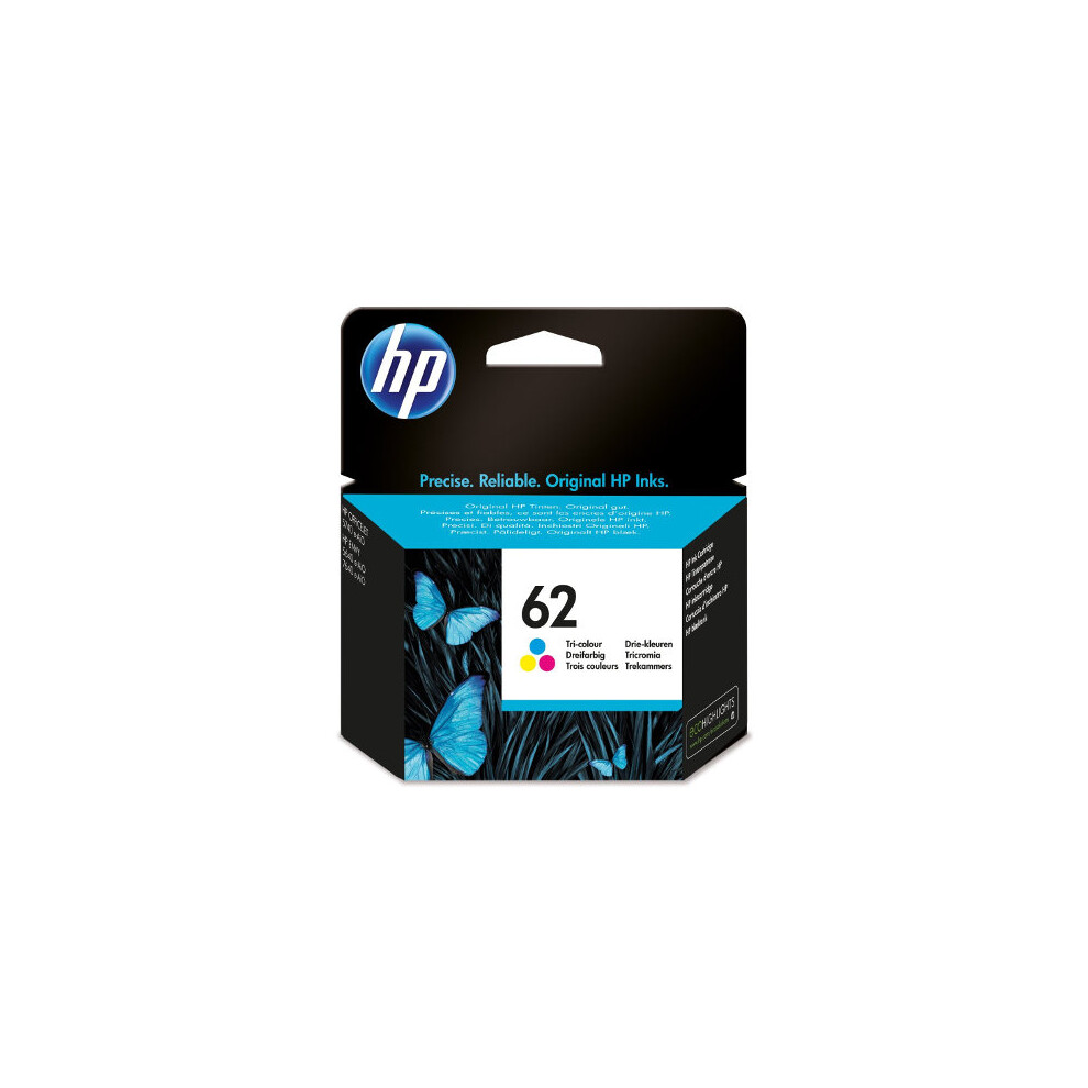 HP Original 62 Tri-Colour Ink C2P06AE Cartridge (165 pages)