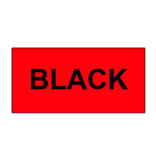 Brother Original 9mm x 8m Black Text on Red Laminated Glossy Tape