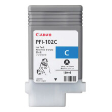 Inktreservoir - CANON - LUCIA PFI-102 C - 1 x cyaan - Compatibel met imagePROGRAF