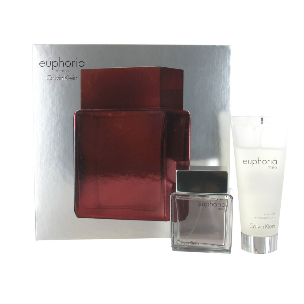 Calvin Klein Euphoria 50ml Eau de Toilette and 100ml Shower Gel Gift Set for Men
