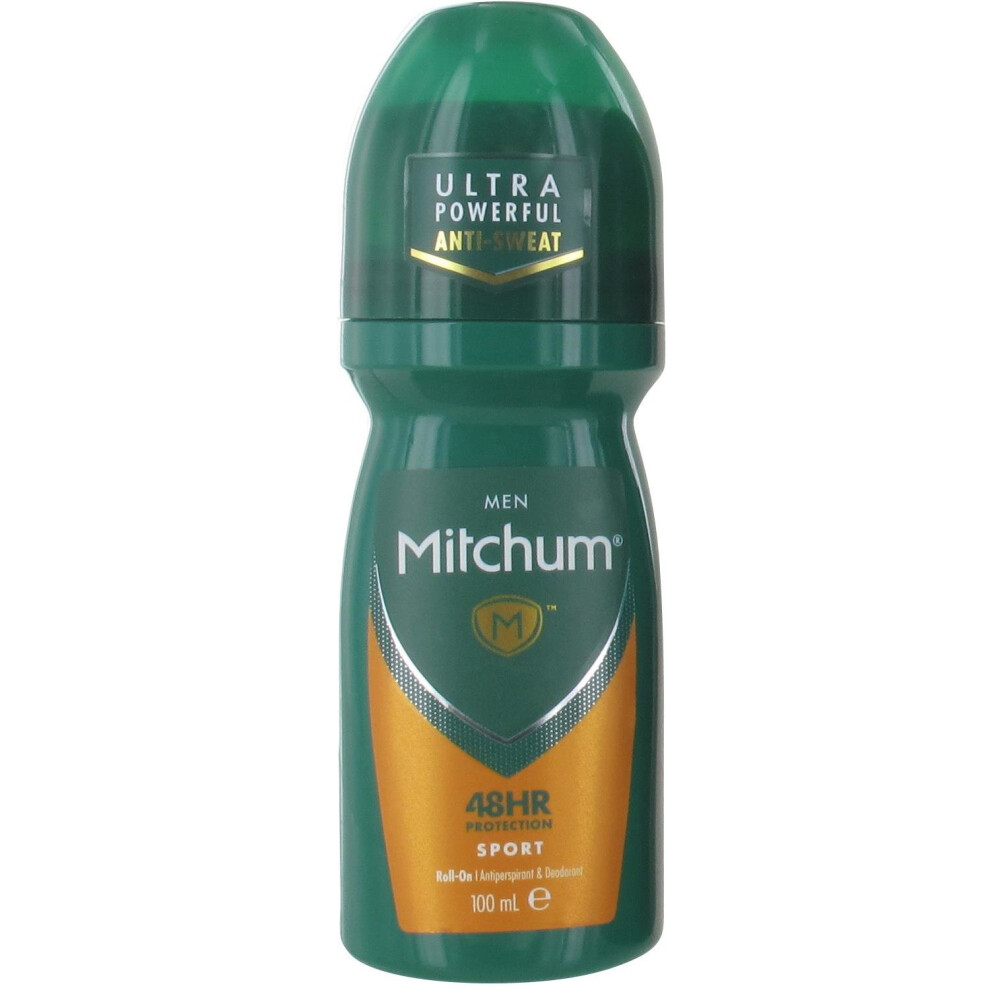 Mitchum Sport 48HR Protection Roll-On Antiperspirant Deodorant 100ml for Men#
