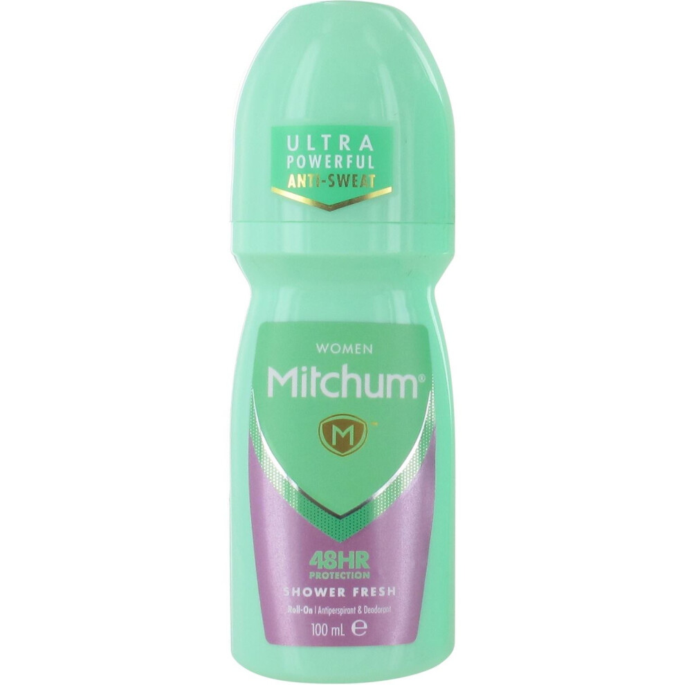 Mitchum Shower Fresh 48Hr Protection Roll-On Antiperspirant Deodorant 100Ml For Women