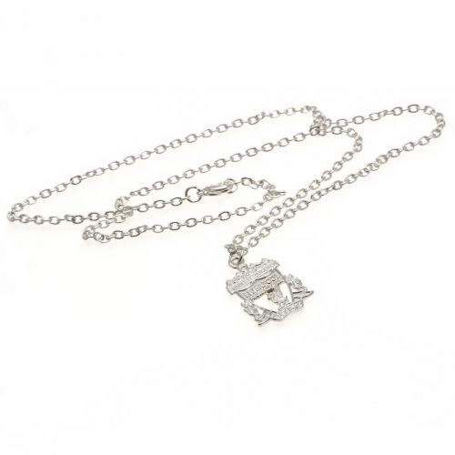 Liverpool FC Liverpool FC Crest Silver Plated Pendant And Chain