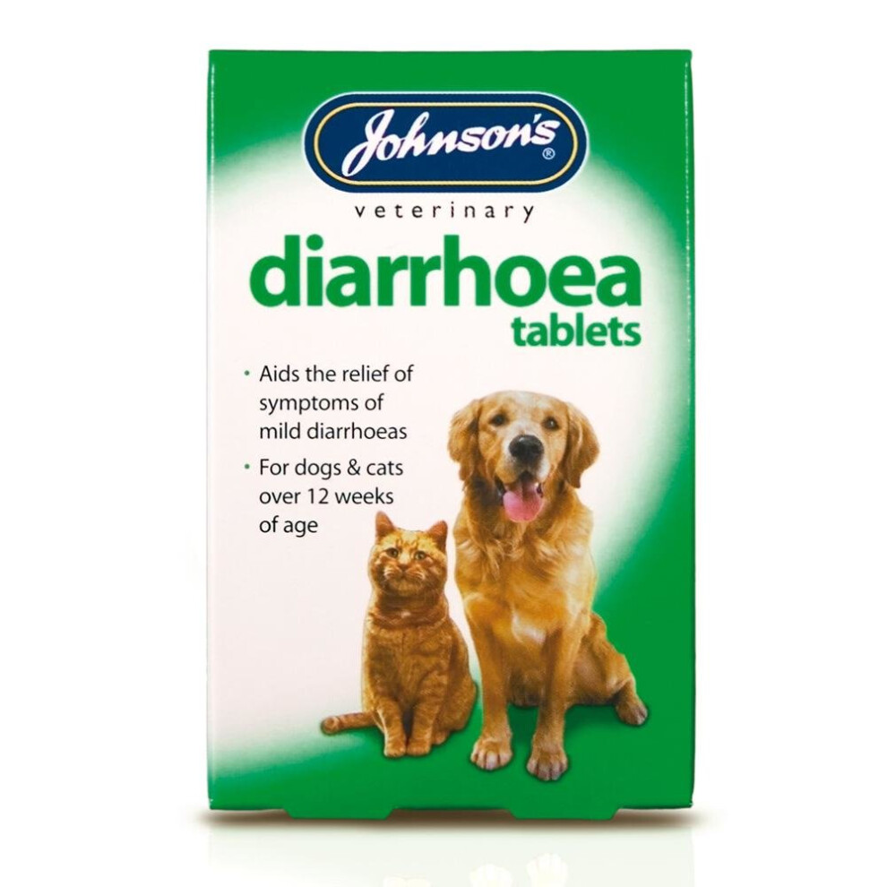 Johnsons Pet Diarrhoea Tablets (6 x 12 Tablets)