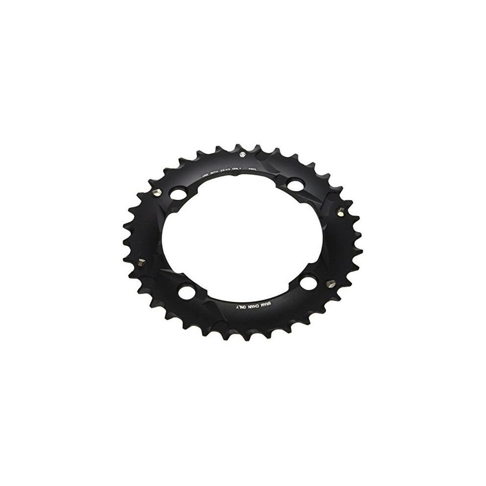 Sram 36T 10 Sp Bcd 104Mm 4 Bolt Outer Chainring For L Pin Gxp Aluminum Black