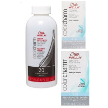(T14 + T18 + Developer (Vol.20)) Wella Colour Charm Liquid Colour Toner 42ml
