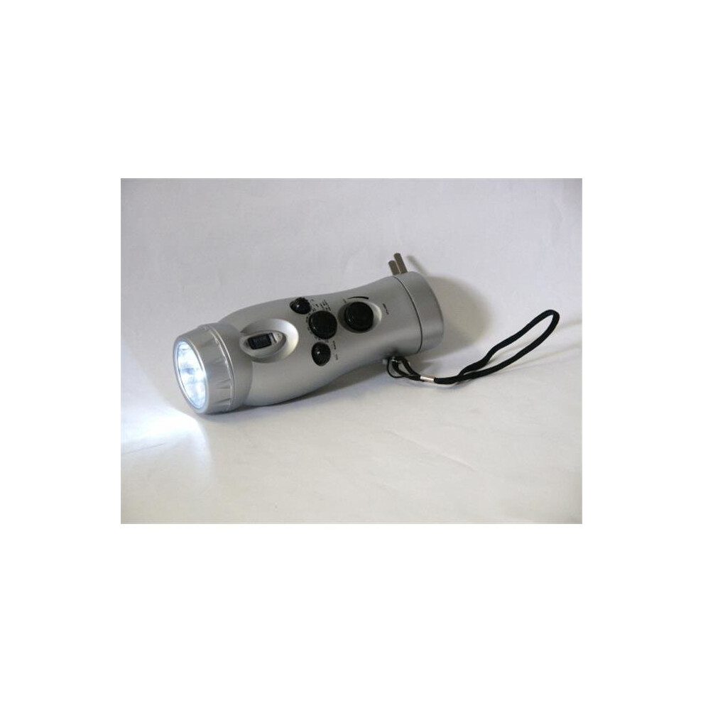 Photos - Flashlight Sonnet Industries FSH-249 PLUG IN RECHARGEABLE 5 LED  RADIO WITH 6 LED HANDSFREE SIDE PANEL