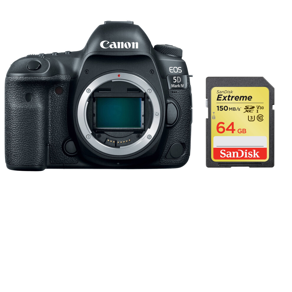 CANON EOS 5D IV Body + SanDisk Extreme 64G SD card