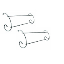 Chrome Twin Rail Radiator Airer - Set Of 2