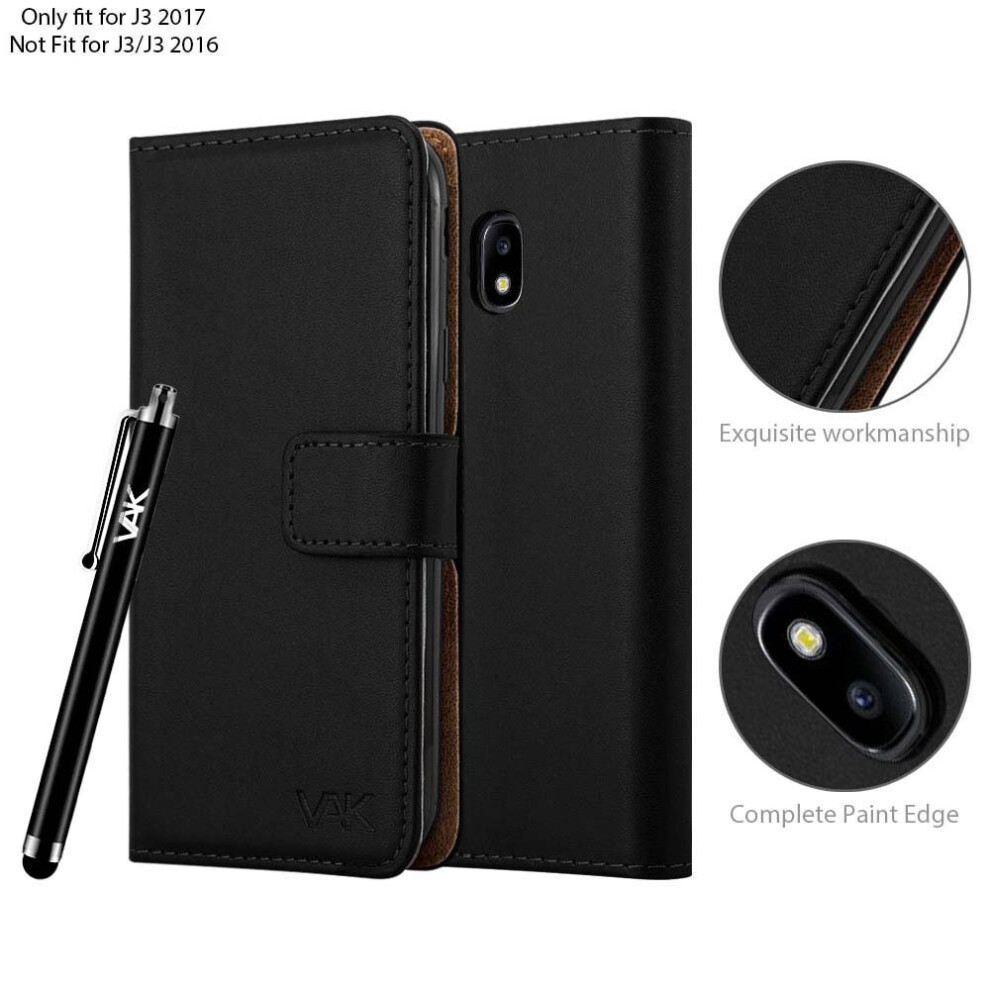 black--for-galaxy-j3-2017-leather-wallet-flip-case-cover