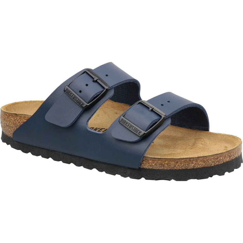 (4.5 (Adults')) Birkenstock Arizona 51751 Womens Navy Blue Shoes