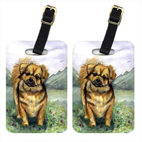 Tibetan Spaniel Luggage Tags, Pack - 2 on OnBuy