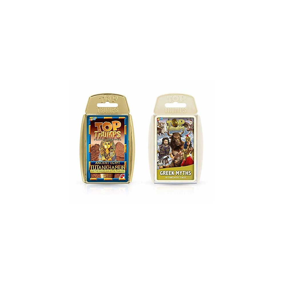 Top Trumps Ancient Egypt and Greek Myths Card Game Bundle