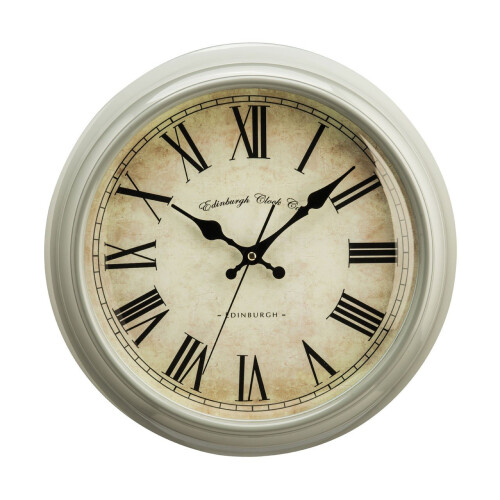 Premier Housewares Traditional Vermont Wall Clock , Grey