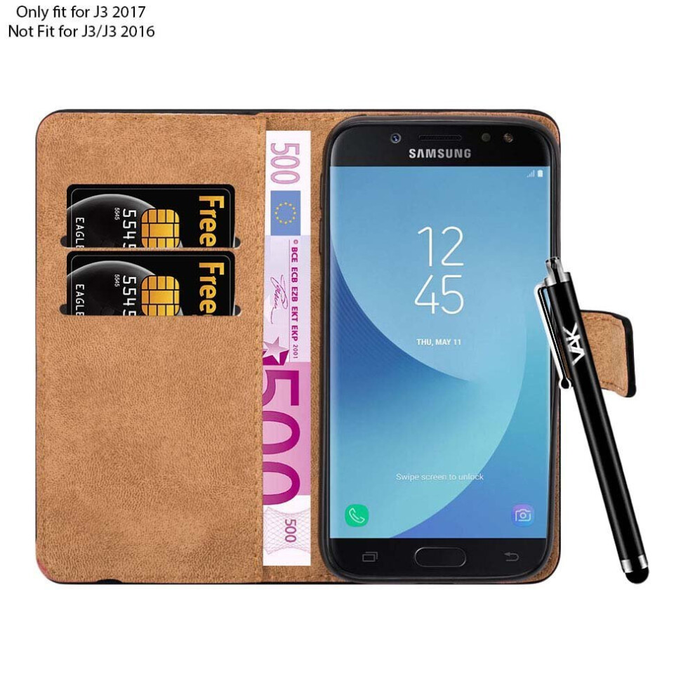 black--for-galaxy-j3-2017-leather-wallet-flip-case-cover