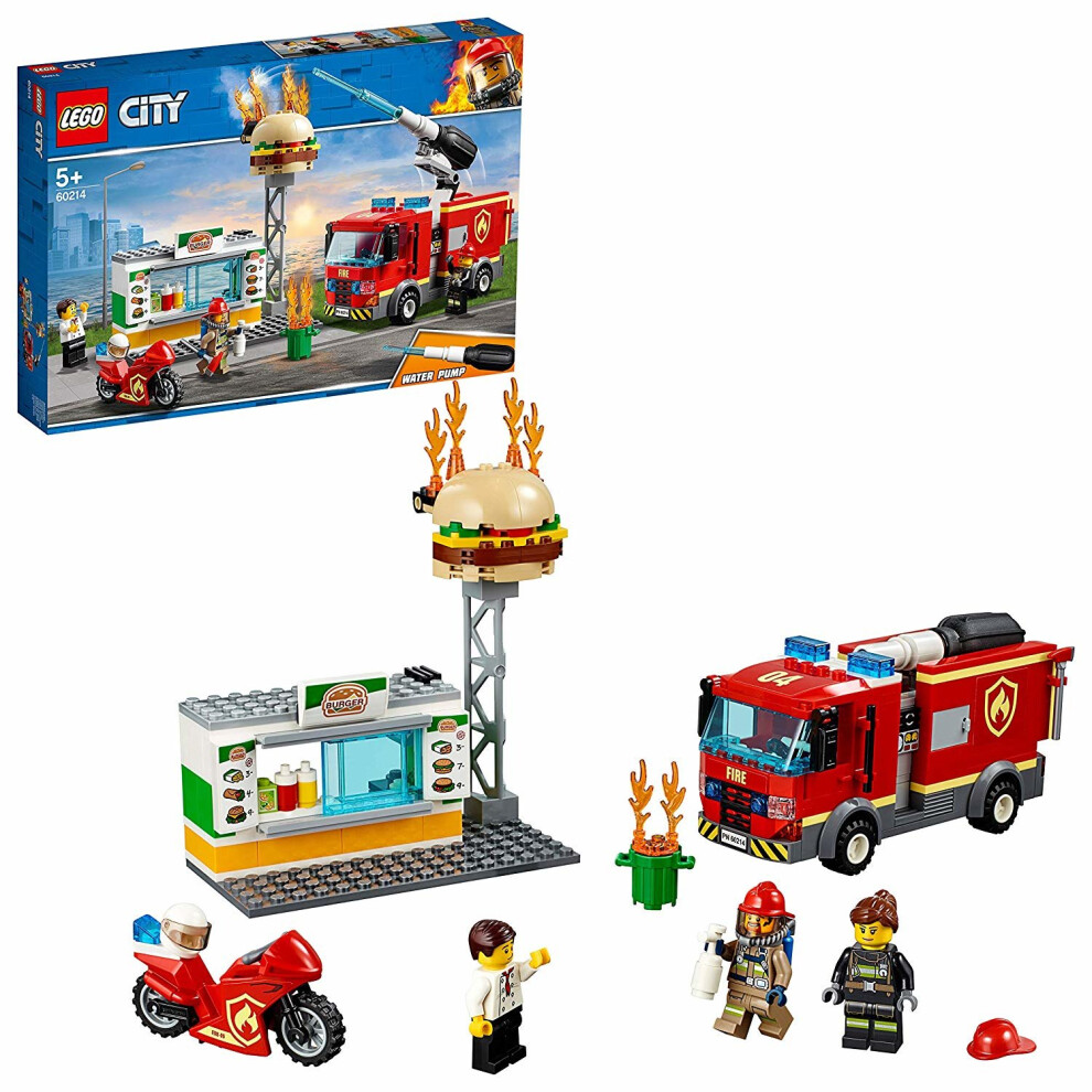 Lego City 60214 Fire Burger Bar Fire Rescue