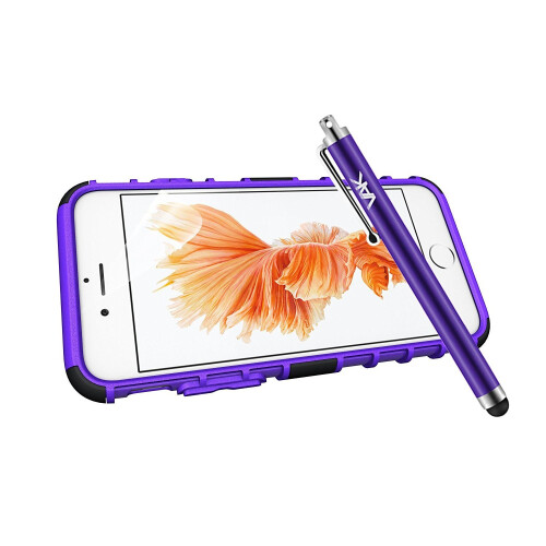 (Purple) For iPhone 7 Armour ShockProof Case Cover 1