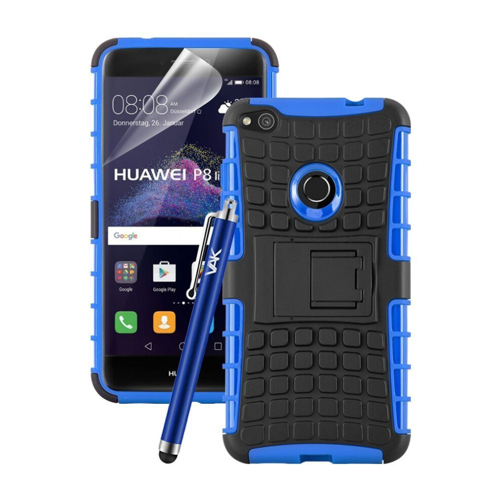 (Blue) For Huawei P8 Lite 2017 Armour ShockProof Case