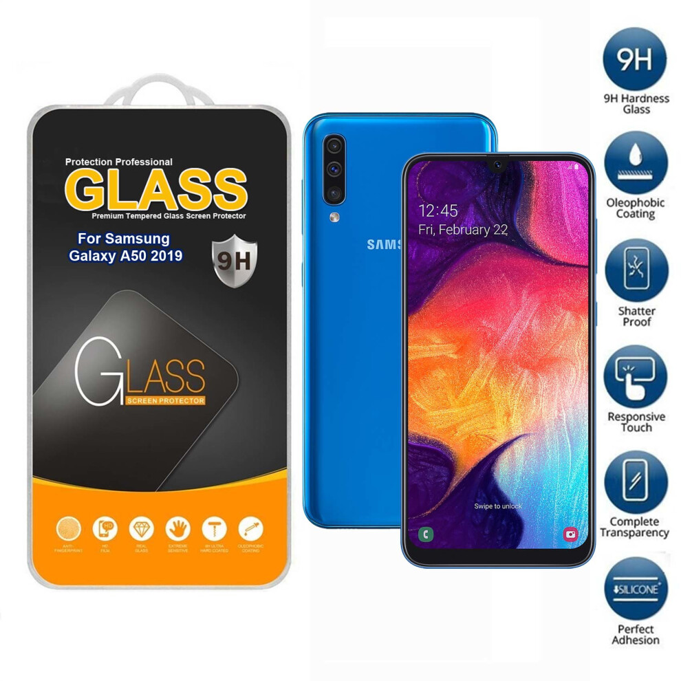 Screen Protector Tempered Glass For Samsung Galaxy A50 2019 804050313475