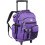 Deluxe Wheeled Backpack - Dark Purple 1