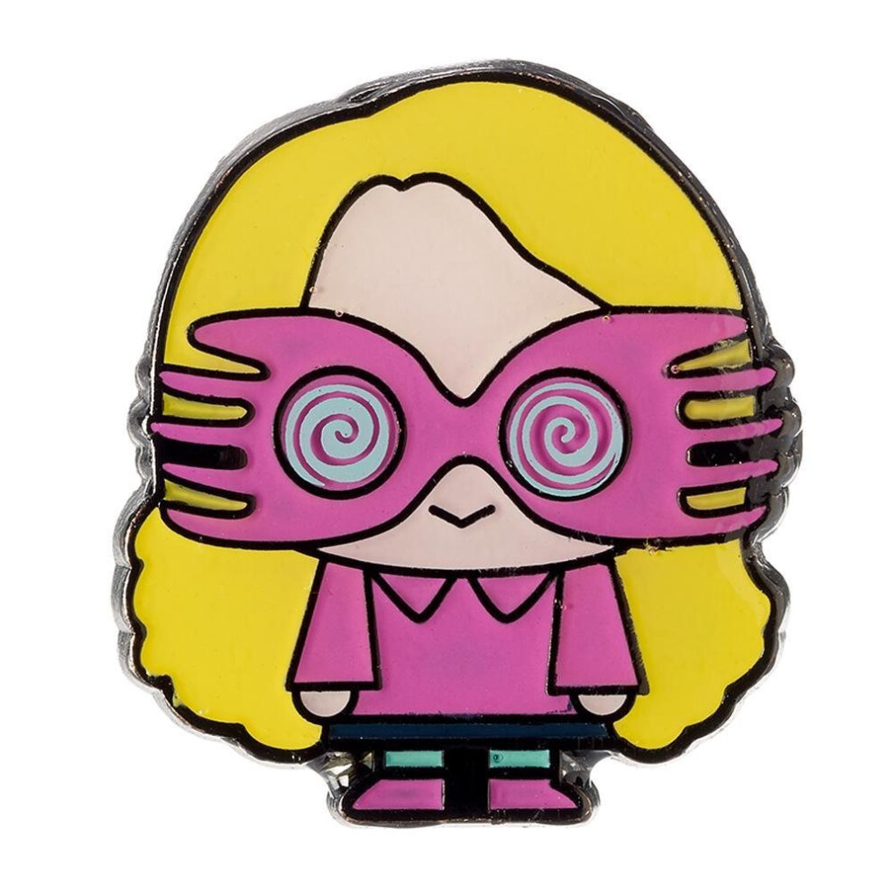 Harry Potter Official Chibi Luna Lovegood Badge Multicoloured