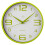 Premier Housewares Contemporary Style Wall Clock, Plastic, Green 1
