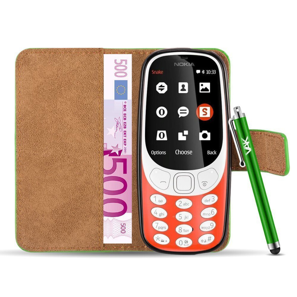 lime--for-nokia-3310-premium-leather-flip-case-cover