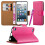 (Lime) For iPod Touch 5th & 6th Gen. Wallet Leather Case 5