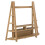 Corner Ladder Bookcase 5 Tier Leaning Display Shelving Unit Rack Shelf 2