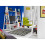 White Ladder Computer Desk Leaning Bookcase PC Laptop Shelving Unit 3