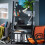 Black Ladder Computer Desk Leaning Bookcase PC Laptop Shelving Unit 1
