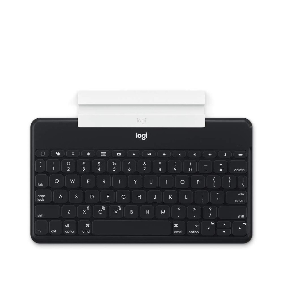 Logitech Keys To Go UK QWERTY Keyboard Black For iPad iPhone AppleTV