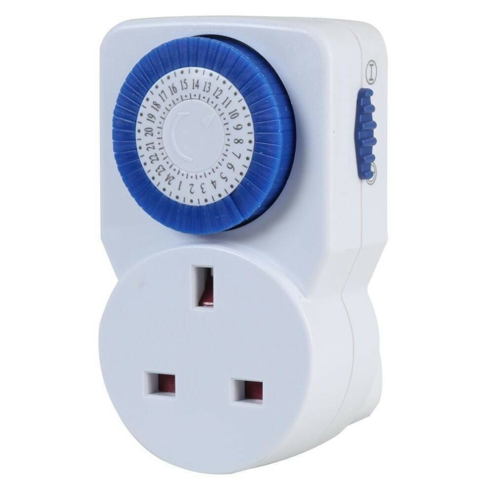 24-Hour Mains Auto Plug-In Timer | Plug-In Timer 5051259153790